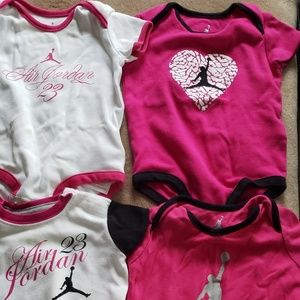 4 Jordan onesies